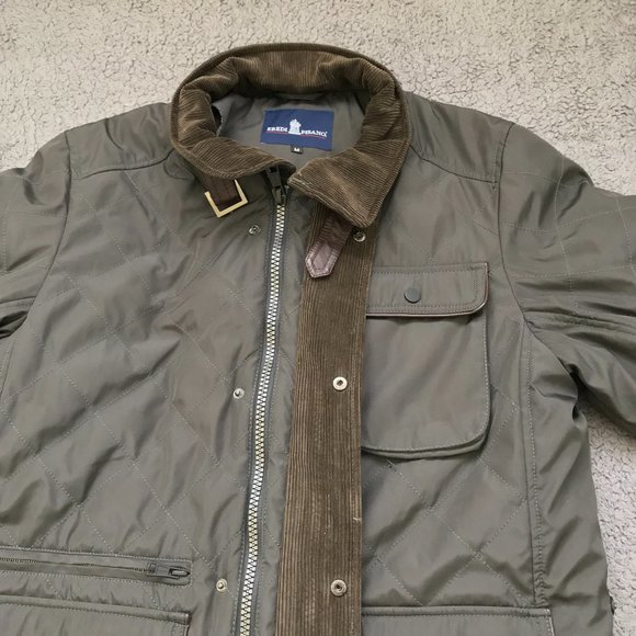 EREDI PISANO Size M Grey Polyester Zip Jacket - Picture 7 of 11